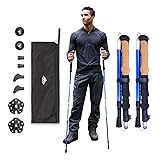 Cascade Mountain Tech Trekking Poles Blue Cork