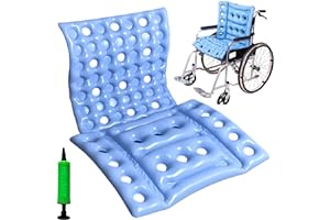 HELISHY Inflatable Seat Cushions for Pressure Relief - Waffle Cushion for Pressure Sores - Bed Sore Cushions for Butt - Inflatable Seat Cushion for Travel - Pressure Sore Cushions for Sitting in Recliner