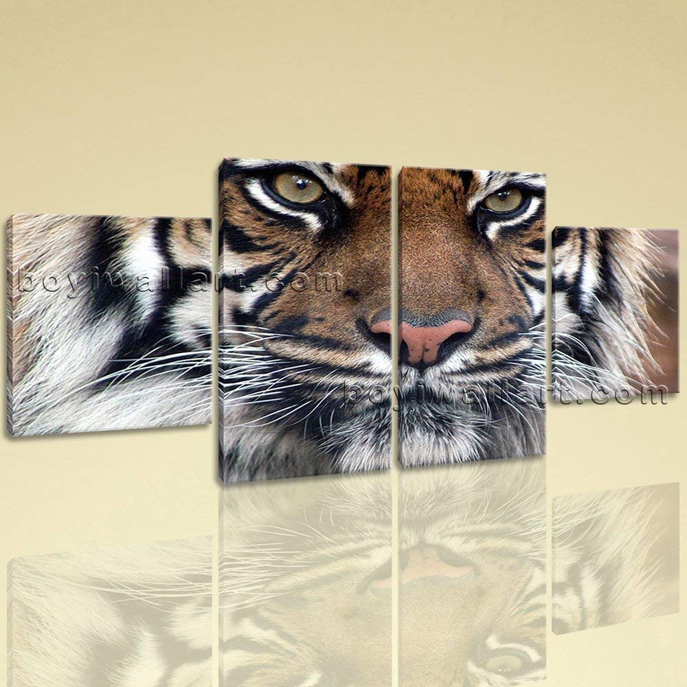 Large Tiger Painting Photography Home Decor Dining Room 4