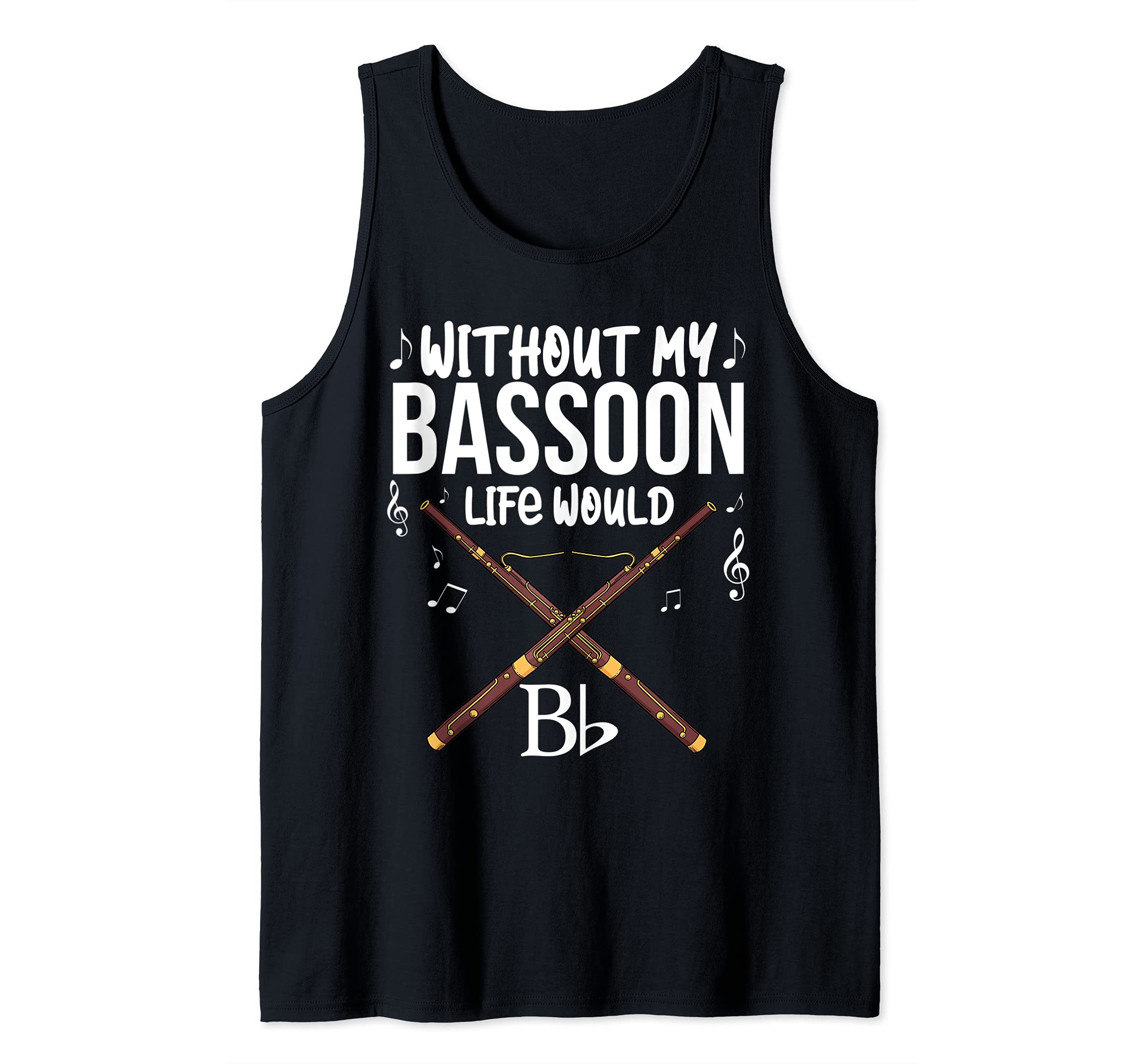 Bassoon Music Men Big Band Jazz Music Women Bassoon Tank Top