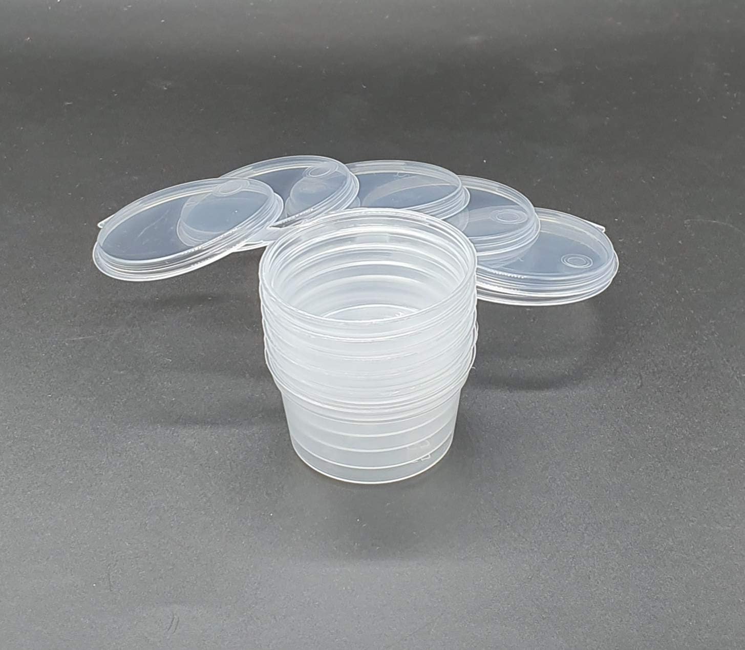 200 x Food Grade Storage Hinged Lid Containers 25ml 100 BPA Free (1RL) Amazon.co.uk