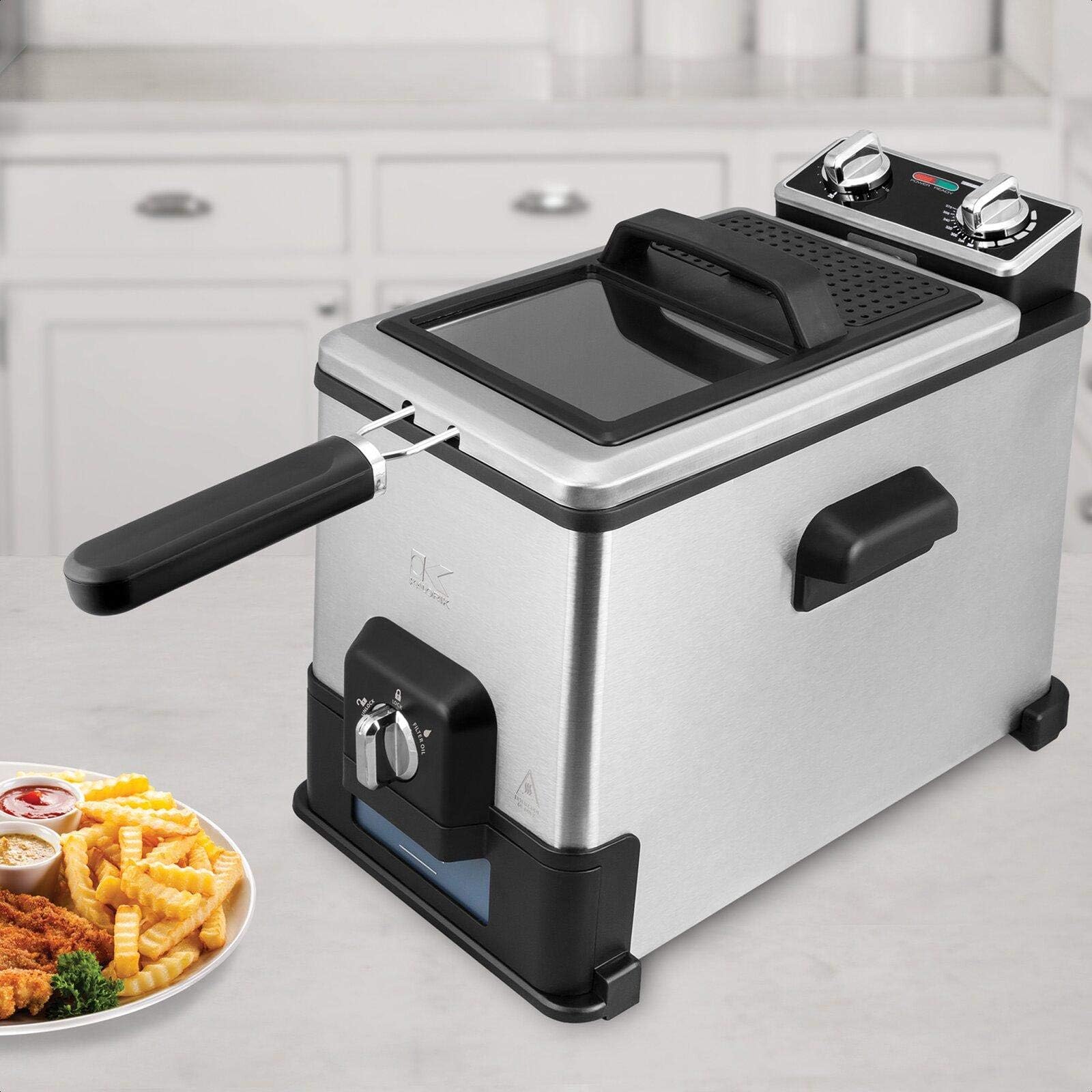 4.0 Liter Deep Fryer with Oil Filtration XL