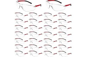 Salfboy Safety Glasses for Men Women ANSI Z87.1 Safety Glasses Bulk Protective Eyewear Scratch-Resistant