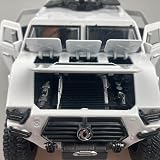 Proswon 1:24 Dong Feng M-Hero Warrior Military Off-Road Diecast Model White view 8