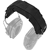 PROHEAR HC01 Headset Cover Tactical Advanced Earmuffs Modular Cover Fit for 3M WorkTunes Peltor Howard Leight Impact Walkers Razor - Black