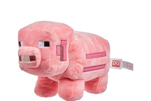 Mattel Minecraft Basic Plush Character Soft Dolls, Video Game-Inspired Collectible Toy Gifts for Kids & Fans Ages 3 Years Old