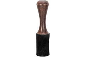 Karma Crafter Tibetan Singing Bowl Mallet Suede Wooden Striker Leather Wrapped Meditation Mallet Sound Bowl Stick Meditation Yoga Tibetan sound bowl mallet (Fat Boy Mallet)