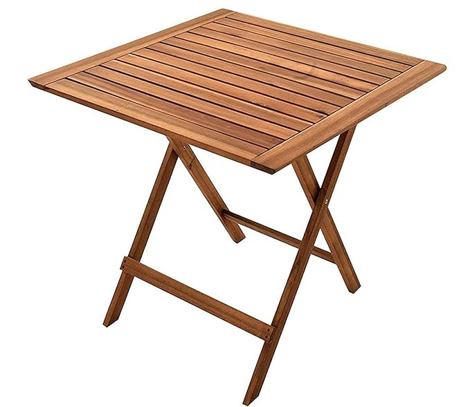 SAM Gartentisch 60x60 cm Blossom, klappbar, Akazien-Holz, FSC® 100% Zertifiziert, für Balkon und Garten