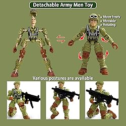 Baimiby Army Men Action Figures,Toy Soldiers for