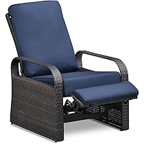 aluminum outdoor reclining chair