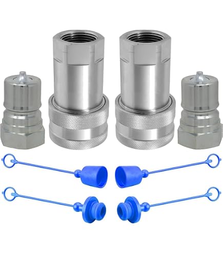 URPIZY Hydraulischer Schnellkupplungssatz NPT 3/8 Zoll Für