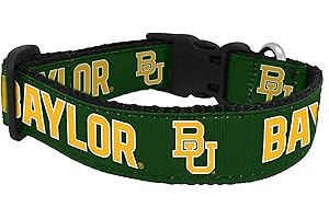 All Star Dogs NCAA Baylor Bears Collegiate Dog Collar (Small)