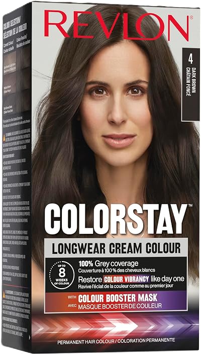 Revlon Colorstay Permanent Cream Hair Colour Dye Longwear 100% Grey Coverage
