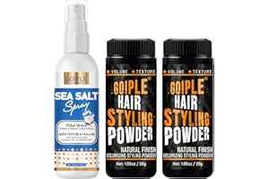 GOIPLE Hair Styling Powder 1.05oz Natural Look Volumizing & Texturizing Powder Flexible Hold Easy to Apply Texture Powders Sea Salt Spray for Men Women All Hair Style