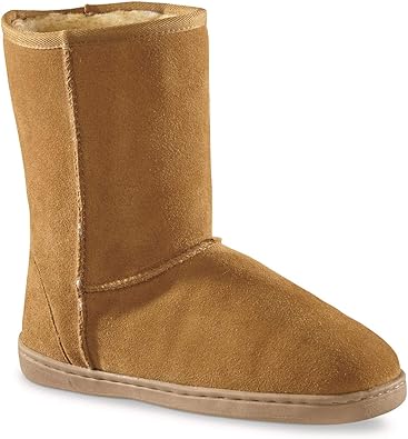 suede boot slippers womens