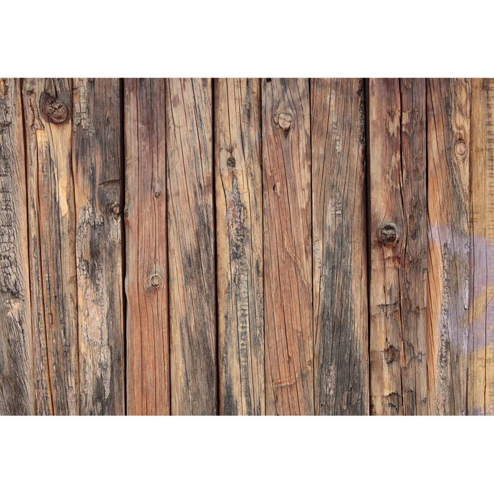 Aoihrraan 3,5x2,5m Aged Wood Wall Backdrop Weathered Plank Shabby Dirty Wooden Board Photography Background West Cowboys Party Decoration Supplies Video Shoots Artistic Portrait Photo Studio Props