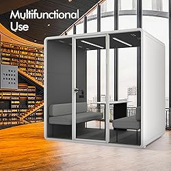 Soundproof Office Pod Booth, Quiet Meeting Pod with