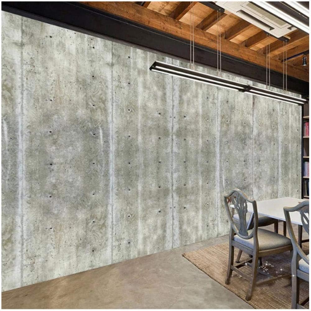 Amazon カスタム壁画 3d Mural セメント壁コンクリート 3dの壁紙 リビングルームテレビソファの家の装飾 400x280cm 157x110inch 壁紙