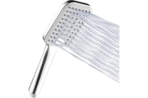 OFFO Shower Head, 3-Mode High Pressure Handheld Sprayer High Flow Large Powerful Boosting Handheld Showerhead for Low Water P