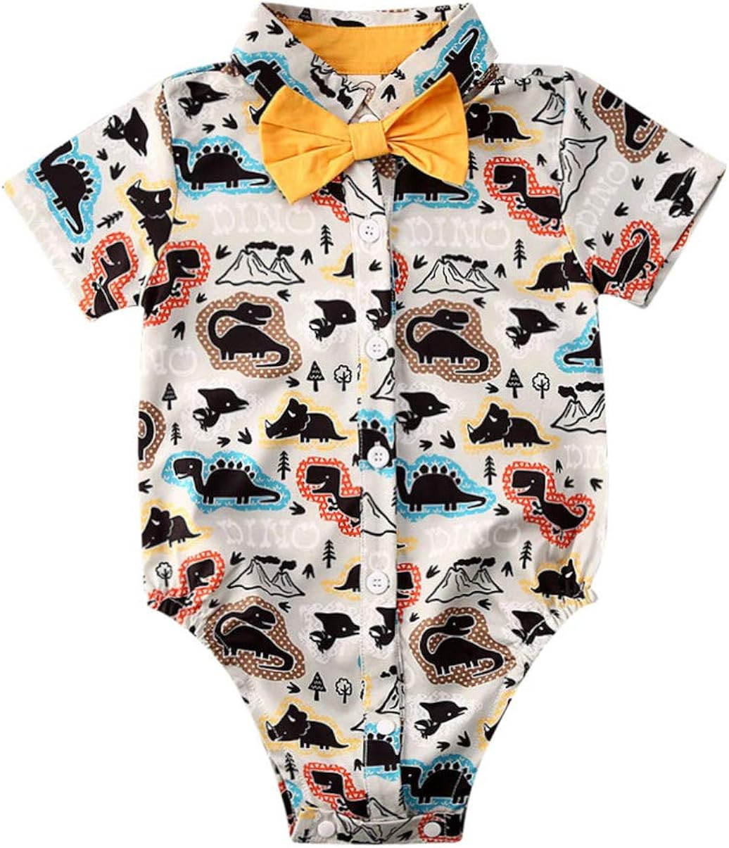 infant yellow button down shirt