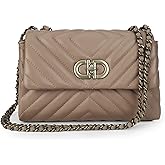 GLITZALL Small Quilted Crossbody Bag for Women Trendy Designer Shoulder Purse and Handbags with Chain Strap