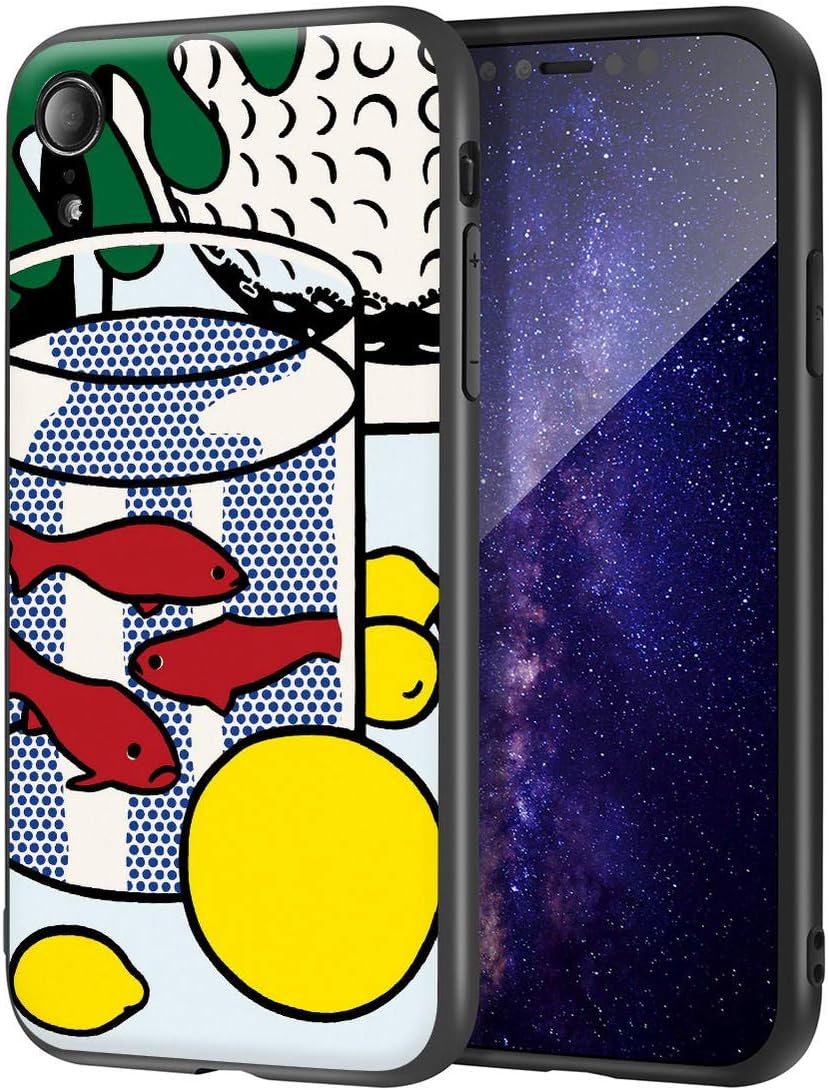 Roy Lichtenstein for iPhone XR Case/Art Cellphone Case/Giclee UV Reproduction Print on Mobile Phone Cover(Untitled 2)