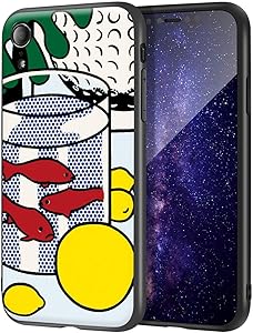 Roy Lichtenstein for iPhone XR Case/Art Cellphone Case/Giclee UV Reproduction Print on Mobile Phone Cover(Untitled 2)