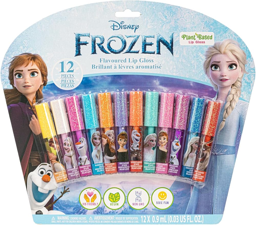 Townley Girl Disney Frozen 12 Piece Lip Gloss Set Girls Party Favors