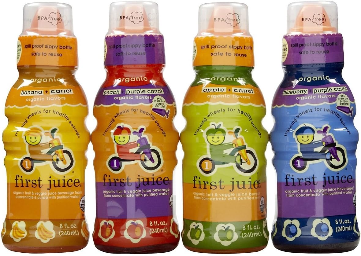 First Juice Sippy Top Variety Pack 8 oz 12 pk Health