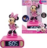 Lexibook Disney Minnie Nightlight Alarm Clock Pink