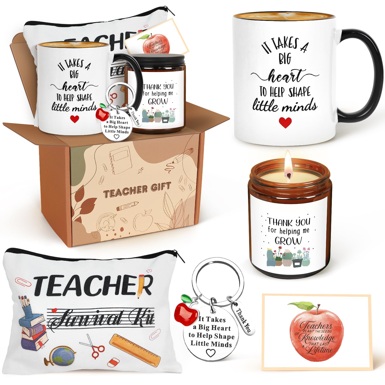 Photo 1 of Teacher Appreciation Week Gifts for Women Men - Back To School Teachers Gifts - Funny Teacher Gift Ideas - Thank You Teacher Gifts - Birthday Gifts - Valentine's Day - Retirement Gifts for Teacher