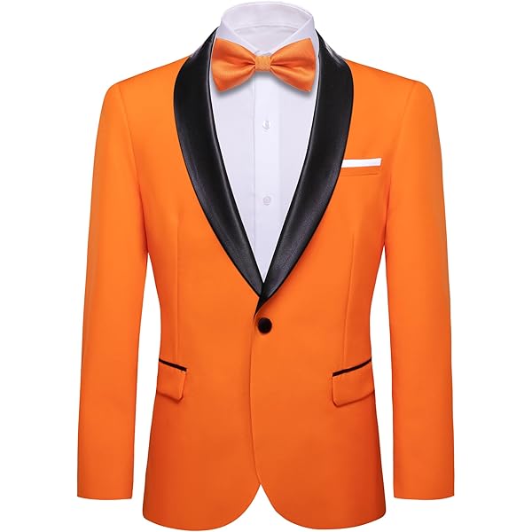 QZI Men's Blazer Slim Fit Formal Suit Jackets One Button QZI Men's Blazer Slim Fit Formal Suit Jackets One Button