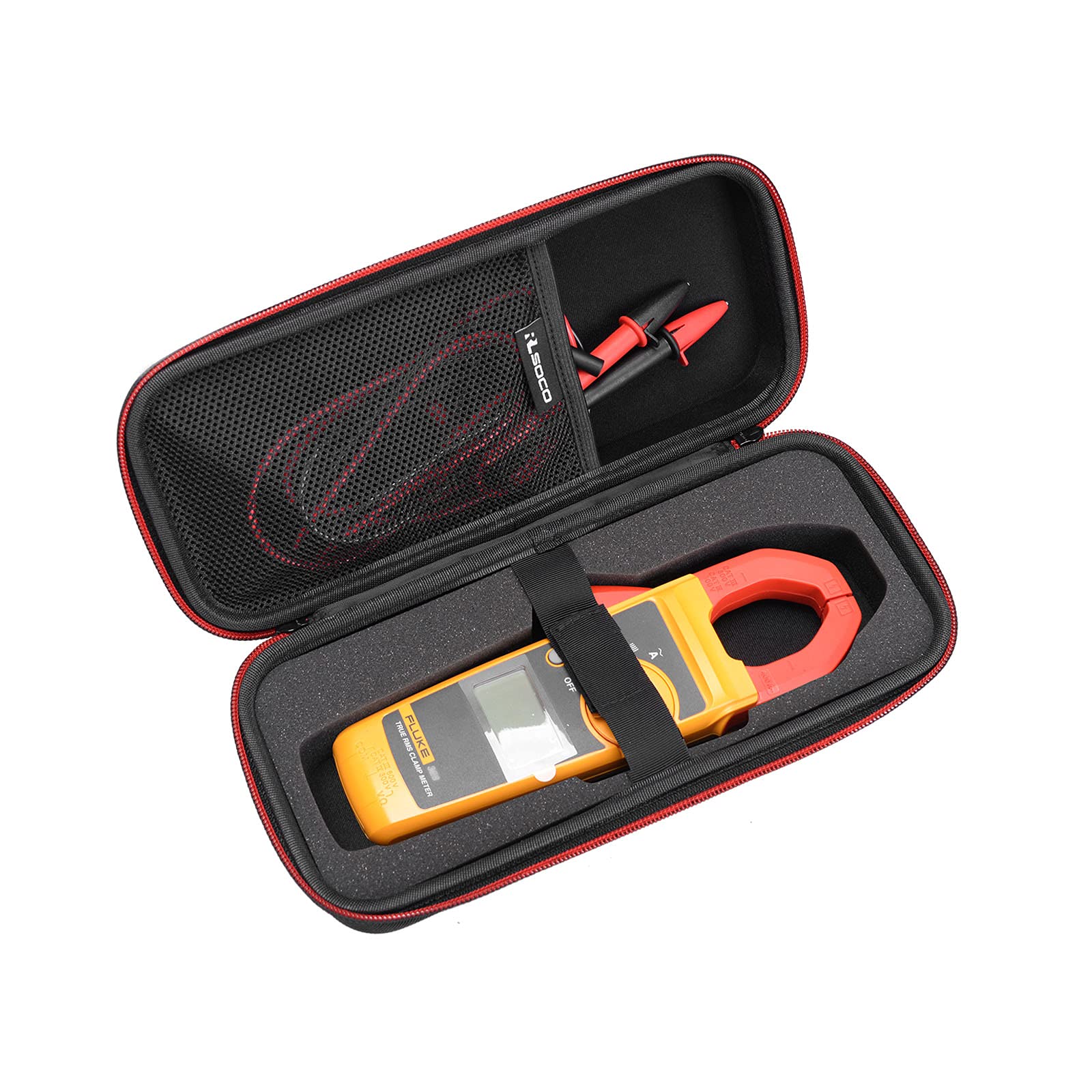RLSOCO Hard Case for UNI-T UT210D/UT204+/UT203+/UT202+/UT202A+/UT201+ Digital Clamp Meter&for Fluke 376/376 FC/902/373/375/374 True-RMS Clamp Meter & for KAIWEETS HT208D Clamp Meter