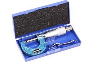 WONDERSUNM Outside Micrometer 0-1" Measuring Range,0.0001" Graduation for Machinists,Professional Precision Tool for Accurate Measurements
