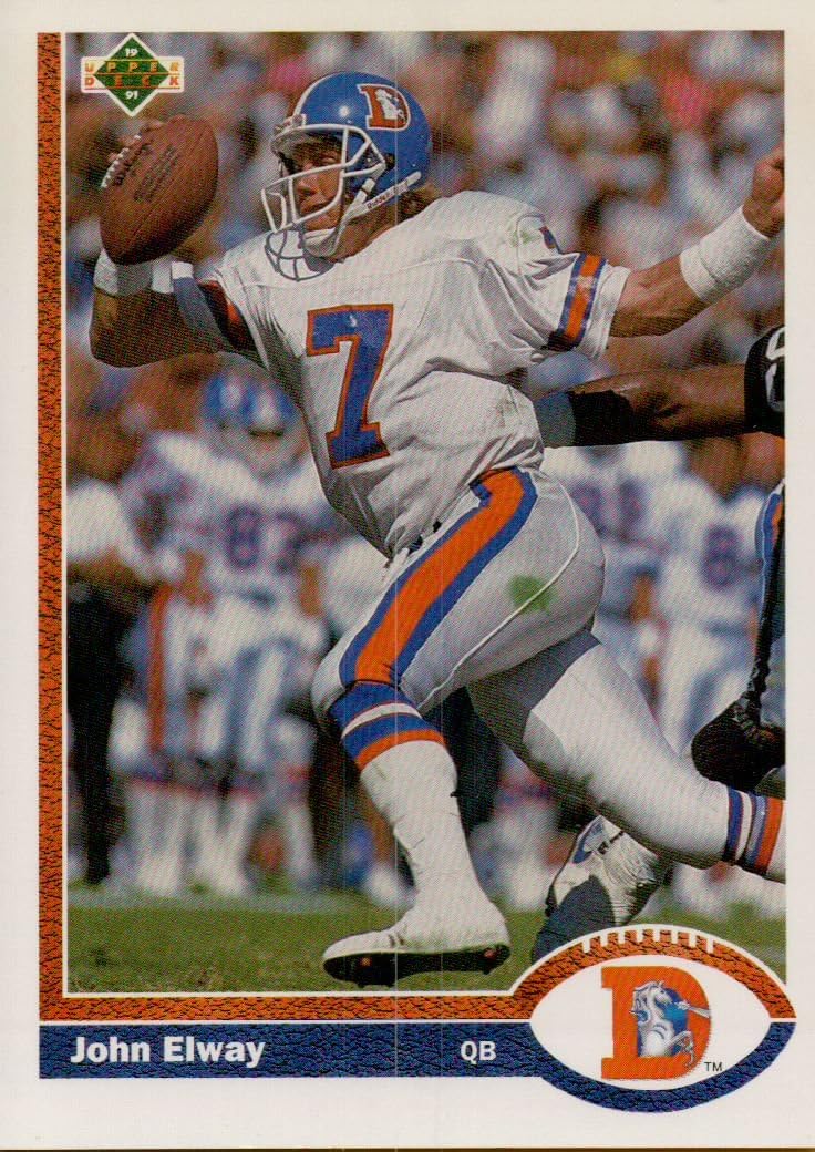 1991 UPPER DECK JOHN ELWAY FOOTBALL CARD 124 (DENVER BRONCOS) FREE