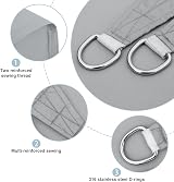 AXT SHADE Shade Sail Waterproof 2.5x3m Rectangle UV Block Canopy view 4
