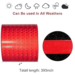 XFXIA Reflective Tape, Waterproof Self Adhesive Dot