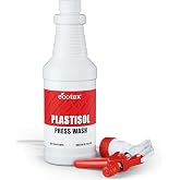 Ecotex&reg; Plastisol Press Wash - Plastisol Ink Remover &amp; Screen Cleaner, Qt | Plastisol Press Wash - Removes Ink, Paint &amp; Color Buildup From Screens, Presses &amp; Squeegees Fast, 1 Quart