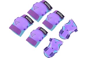 BOSONER Kids/Youth Knee Pad Elbow Pads for Roller Skates Cycling BMX Bike Skateboard Inline Rollerblading, Skating Skatings S