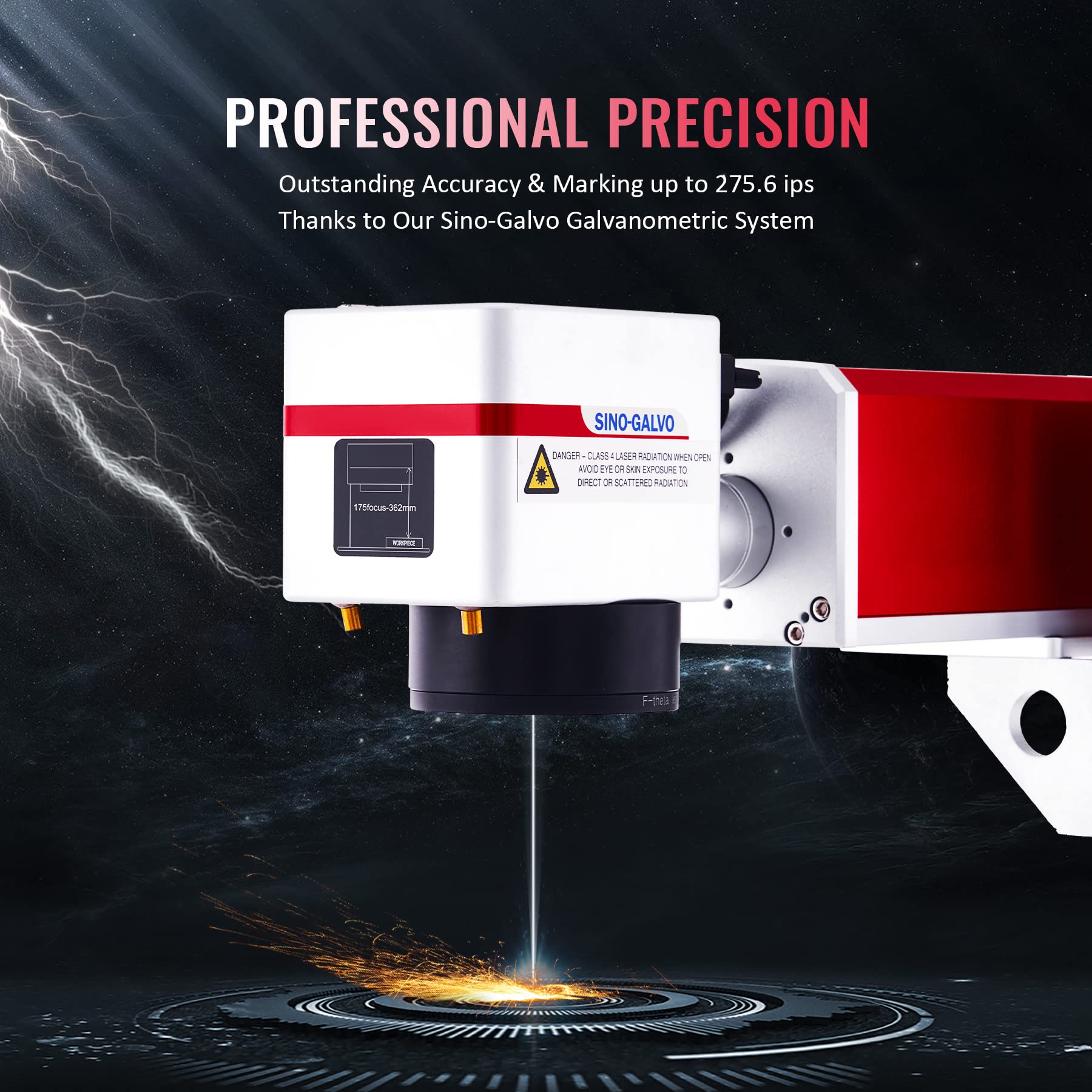 OMTech 30W Fiber Laser Marking Machine, LightBurn - image 4
