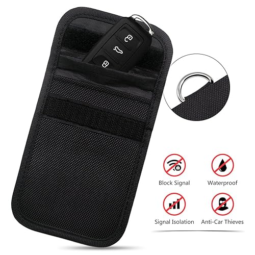 Arclit 2 X Car Key Signal Blocker Case + 2 X Card Signal Blocker