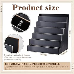 Yuntau 6 Tier Greeting Card Display Stand Black