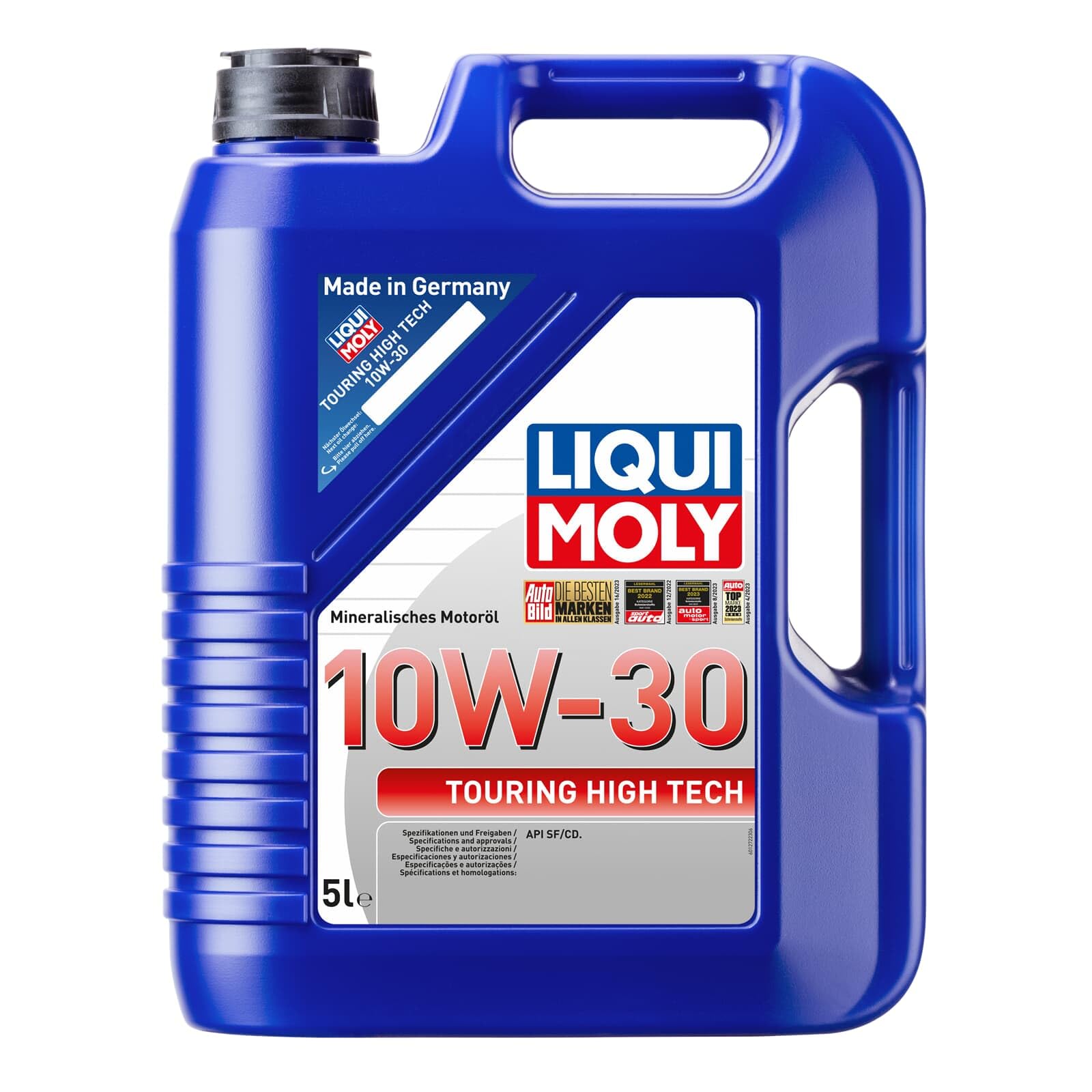 LIQUI MOLY Touring High Tech 10W-30 | 5 L | Mineral motor oil | SKU: 1272