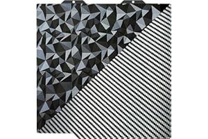 SAHVAIM PEO PET Build Plate for Bambu Lab A1 Mini 3D Printer, Diamond Carbon Fiber PET, Flexible Spring Steel Sheet, Double Sided Printing, 184 x 184 mm