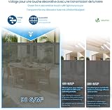 VOUNOT Privacy Netting 1.5x10m Garden Screening HDPE 75% Shading UV-Resistant view 4