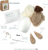 Trimits Needle Felting Craft Kit Owl - Includes Wool, Needle, Shapes, view 2