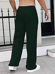 GORGLITTER Men's Baggy Wide Leg Sweatpants Y2K