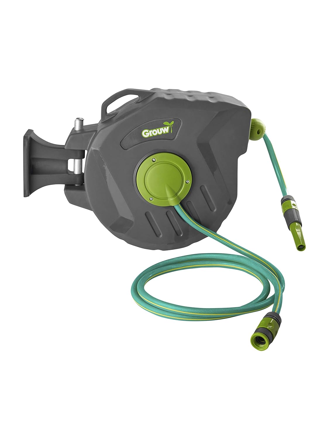 mit Roll Up Automatic Halterung inkl GROUW Comfort Wandschlauchbox 20 m