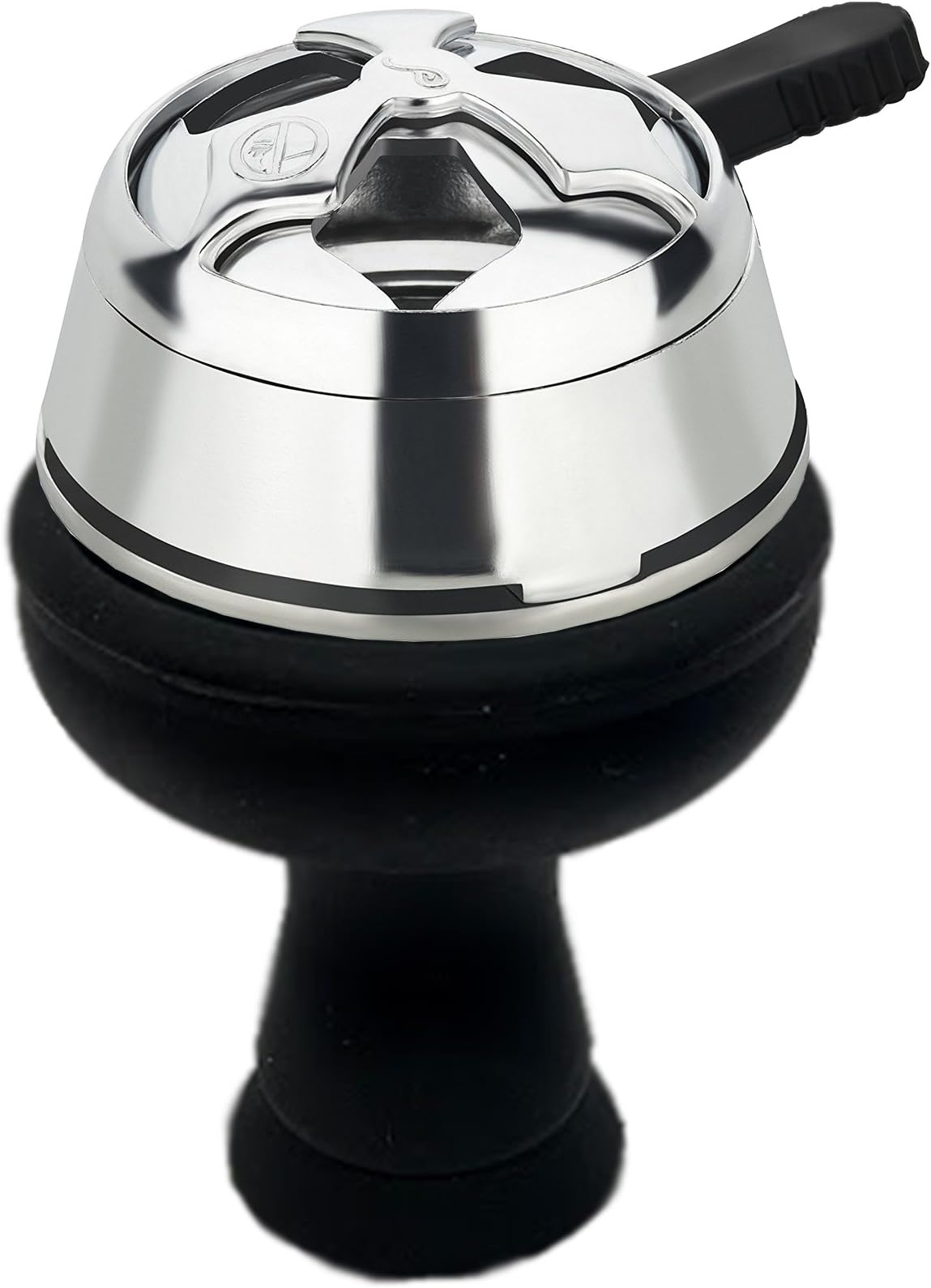 PAIDE Coal Regulator with Bowl Silicone and Kaloud Shisha Bowl Pot for Hookah Black