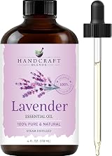 Handcraft Blends Lavender Essential Oil 118 ml Pure Premium Grade Glass Dropper